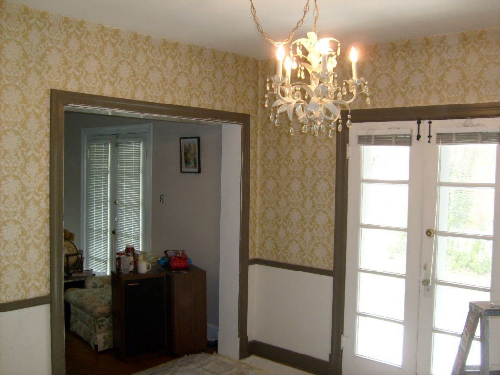 Old plaster wall dining room remove wallpaper that was original to house