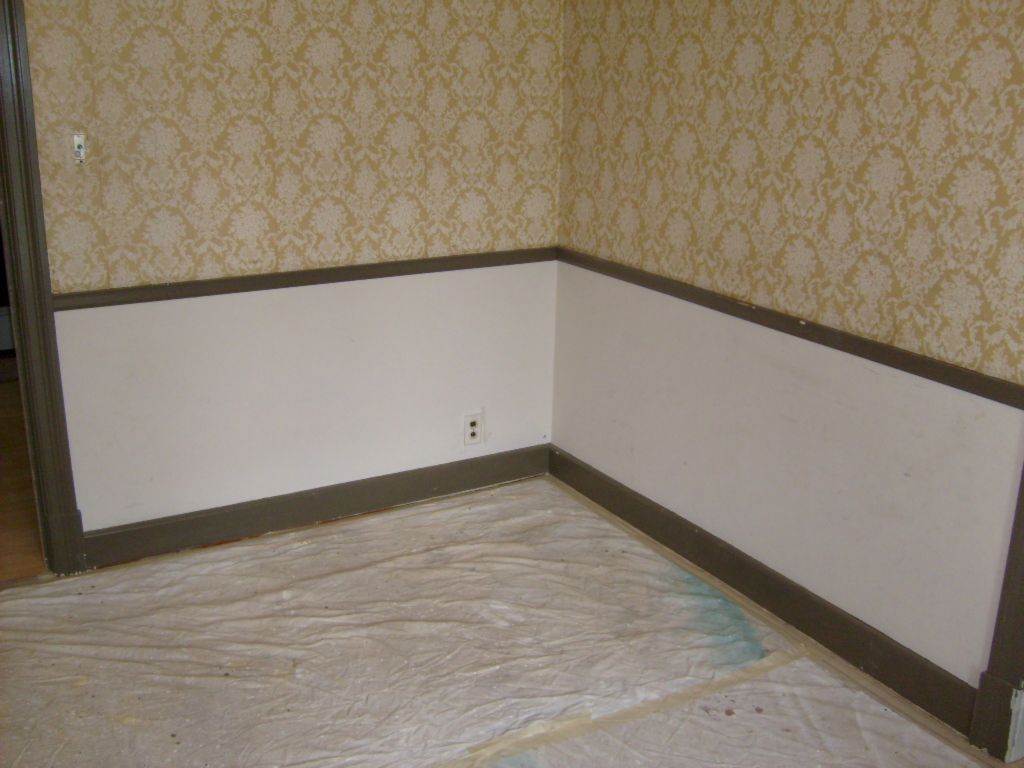dining room wallpaper remove